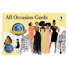 African American Expression All Occasion Assortment  Sister Friends Yellow Box