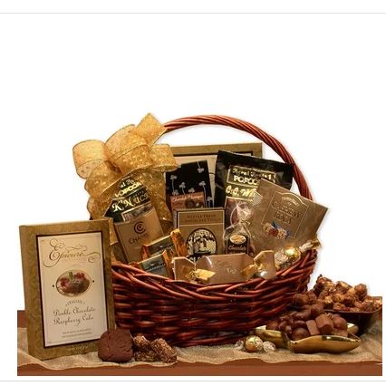 Gift The Chocolate Gourmet Gift Set Chocolate Lovers Gift Basket for Women  Men Gift Basket Employees