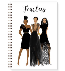 Stationary-Writing-Book-Black-Bible-Fearless Journal-Writing-Journal-Woman - NoveltyGal