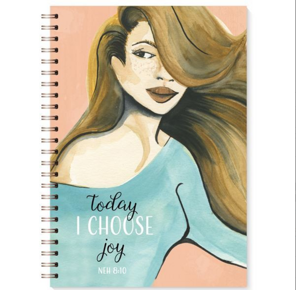 Stationary-Writing-Book-Black-Choose Joy-writing-Journal-Woman - NoveltyGal