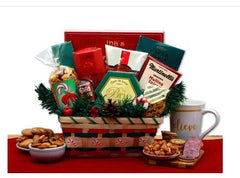 Corporate Gift Wicker Basket Taste of the Holiday Gift Set Gift Basket for Women Gift Basket  Employees